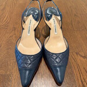 Manolo Blahnik Slingback Heels Size 39